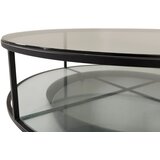 Furniture Fashion Falsterbo klub stolić ⌀100 cm, crni | shoptok.hr
