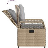  7-dijelni vrtni blagovaonski set od poliratana s jastucima bež | shoptok.hr