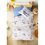 Mijolnir Bela/modra otroška posteljnina za otroško posteljico iz renforce bombaža z rjuho/4-delna 100x150 cm Seaman – | Shoptok.si