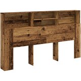 Maison Chic vzglavna omarica - nočna omarica - posteljna omarica starinski les 180x19x103,5 cm inženirski les, (21712832) Cene