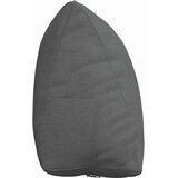  Jastuk za leđa Tamno siva 45 x 20 x 35 cm tkanina | shoptok.hr