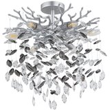 Globo 64138DS - Luster na štapu QUEENA 6xE14/40W/230V srebran | Eponuda.com