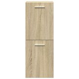  4-dijelni set kupaonskog namještaja boja hrasta sonome drveni | shoptok.hr