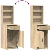  Set od 2 komada za toaletni stol s LED rasvjetom od Sonoma hrasta | shoptok.hr