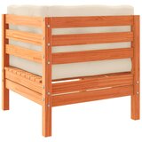  8-dijelni set vrtnih sofa s jastucima voštano smeđi od borovine | shoptok.hr