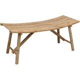  Vrtna klupa Prirodna 110 x 45 x 50 cm Bambus | shoptok.hr