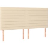 Maison Chic Posteljno vzglavje - Vzglavna omarica 4 kosa krem 80x5x78/88 cm blago, (22078015) | Shoptok.si