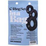 Doc Johnson in a Bag C-Ring Set Black Cijene