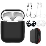 INF Zaščitni silikonski etui za Airpods, komplet 6 kosov Black, (5000081079) | Shoptok.si