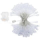Aigostar LED spolja&amp;scaron;nja božićna girlanda 100xLED/8 funkcija 3xAA 10m IP44 hladno bela kapljice Slike
