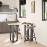 vidaXL Noge barski stol T-oblika 2 kom antracit 60x35x(90-91) cm čelik | shoptok.hr