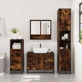 3-dijelni set kupaonskog namještaja boja hrasta drveni | shoptok.hr