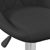  Barski stolčki 2 kosa črn žamet, (20700081) | Shoptok.si