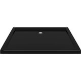 Pravokutna ABS tuš-kada crna 80 x 100 cm | shoptok.hr