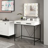 Hanah home Sto za šminkanje Sane 3, 90x80x45 cm, Beli | ePonuda.com