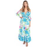 Isla Bonita By Sigris Dolge obleke Dolga Midi Obleka Modra cene