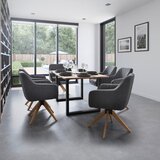 Bessagi Home jedilna miza malmo, les akacije, 160x85cm | Shoptok.si