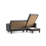Atelier Del Sofa ugaona garnitura polya dark grey