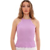 Dewberry Z2022 WOMEN'S KROP BLOUSE-ON PURPLE Cijene