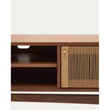 Kave Home Rjava TV omarica v orehovem dekorju 200x50 cm Elan – | Shoptok.si
