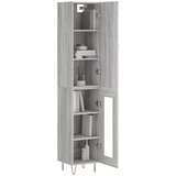  Visoka komoda siva sonome 34,5x34x180 cm od konstruiranog drva | shoptok.hr