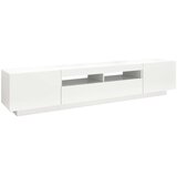TV ormarić s LED svjetlima bijeli 200 x 35 x 40 cm | shoptok.hr