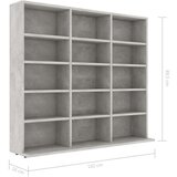 Ormarić za CD-ove boja betona 102x23x89 5 cm konstruirano drvo | shoptok.hr