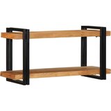 vidaXL Stenska polica 90x33x45 cm Masivni les Akacija | Shoptok.si