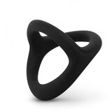 EasyToys - Men Only Desire Ring - savitljivi prsten za penis i testise (crni) Cijene