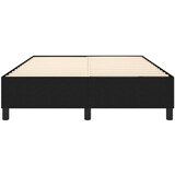  Za krevet s oprugama crni 140 x 190 cm od tkanine | shoptok.hr