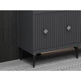 Hanah home komoda midas anthracite silver | ePonuda.com