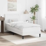  Okvir za krevet Bijela 80 x 200 cm Umjetna koža - Bijela 80 x 200 cm Cijene
