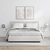  Polica na zidu 2 pcs Bijelo 38 x 19 x 19 cm Konstruirano drvo | shoptok.hr