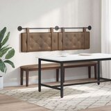  Držeće uzglavlje Boja cappuccina 190 x 55 x 5 cm Lažna koža - Boja cappuccina 180 cm bez LED | shoptok.hr