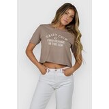 Salty Crew Even Keel Crop T-shirt taupe | Shoptok.si