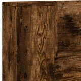 Ormarić za uzglavlje LED boja dimljenog hrasta 220x16,5x103,5cm | shoptok.hr