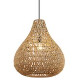 QAZQA Skandinavska viseča svetilka rjava 45 cm - Lina Natural u