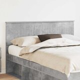vidaXL Vzglavje z vzglavjem Betonsko siva 140 cm Konstruiran les | Shoptok.si