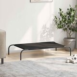  Povišeni krevet za pse crni 110x65x20 cm Oxford tkanina i čelik | Eponuda.ba