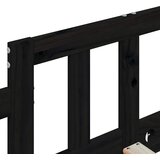  Dnevni ležaj crni 80 x 200 cm od masivne borovine | shoptok.hr