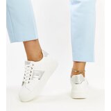 Gemre White-silver sneakers on a thicker sole Finestra | Shoptok.si