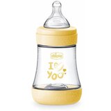 Chicco Perfect 5 steklenička za dojenčke 0 m+ Slow Flow Yellow 150 ml Cene