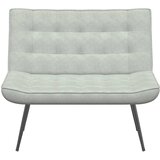  Klupa svijetlosiva 110x74x84 cm baršun | shoptok.hr