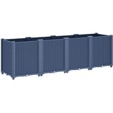  Vrtna sadilica plava siva 160 x 40 x 53 cm od PP-a | Eponuda.com