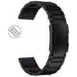 INF Pašček za uro iz titana - 19,6 mm Black, (22126623) | Shoptok.si