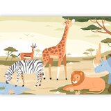  Foto tapeta - Animals From Jungle Vector Illustration 150x105 Standard | shoptok.hr