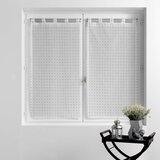 Douceur d intérieur Bele prosojne zavese v kompletu 2 ks 60x90 cm Pomponella – Cene