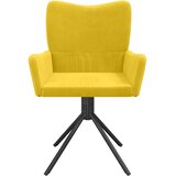  Okretne blagovaonske stolice 2 kom žute baršunaste | shoptok.hr