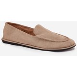 Boto Women's Loafers Made of Eco Suede Flat Beige Miryelle | Shoptok.si