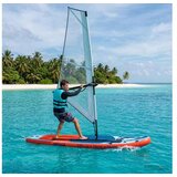 vidaXL Naduvivi SUP s jedrom SCYLLA 330 x 76 x 15 cm Plava - Plava (uzorak kita) Cijene